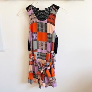 Alice McCall Short Silk Romper Knitted Jumpsuit Size 6